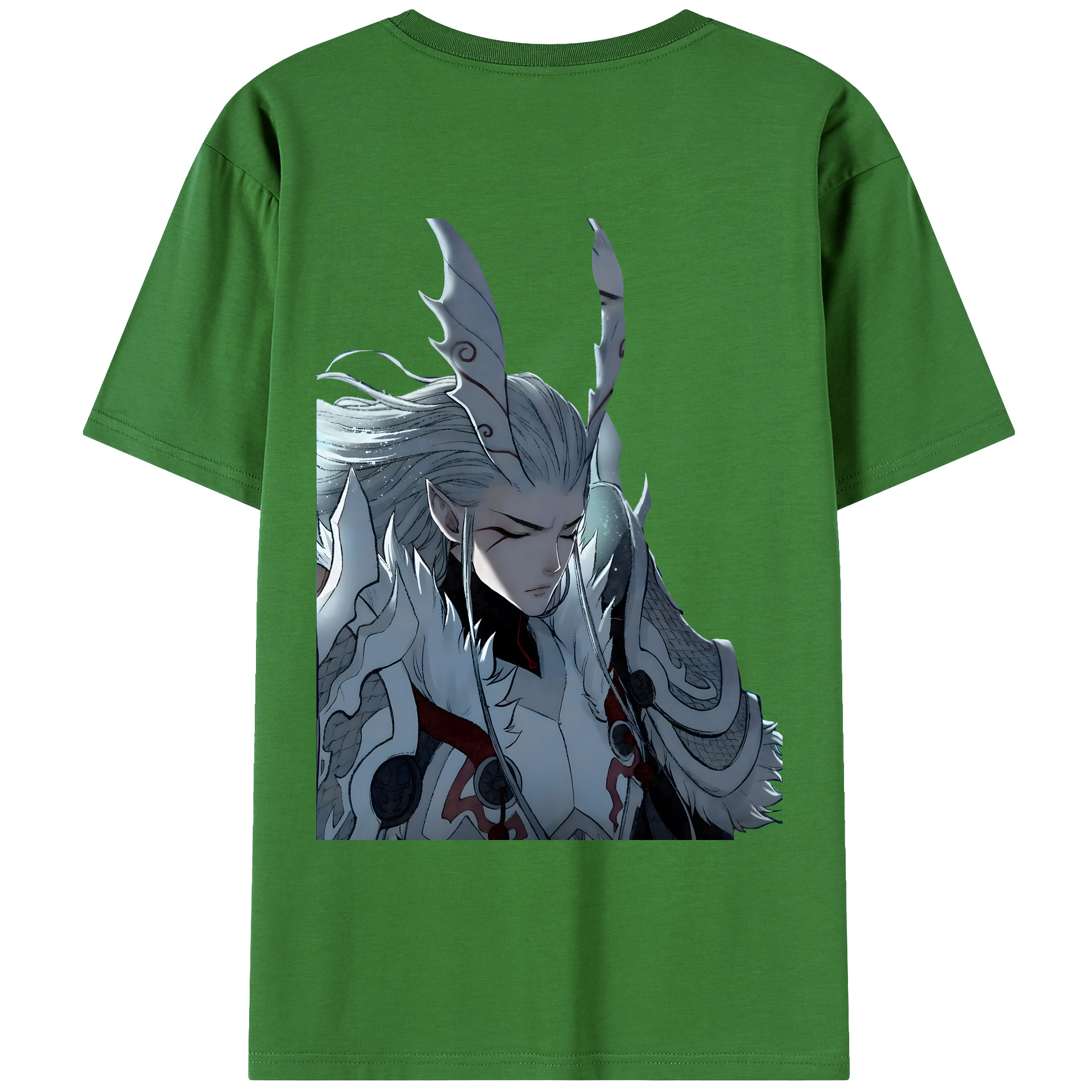（画像用） Ne Zha 2 ナタ 魔童の大暴れ レディース半袖Tシャツ(バックプリント)